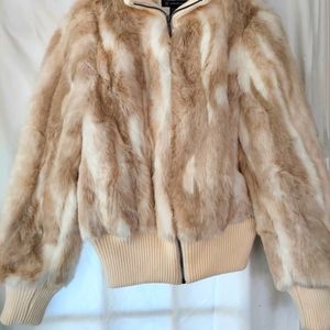Woman's Faux Fur Coat, XL